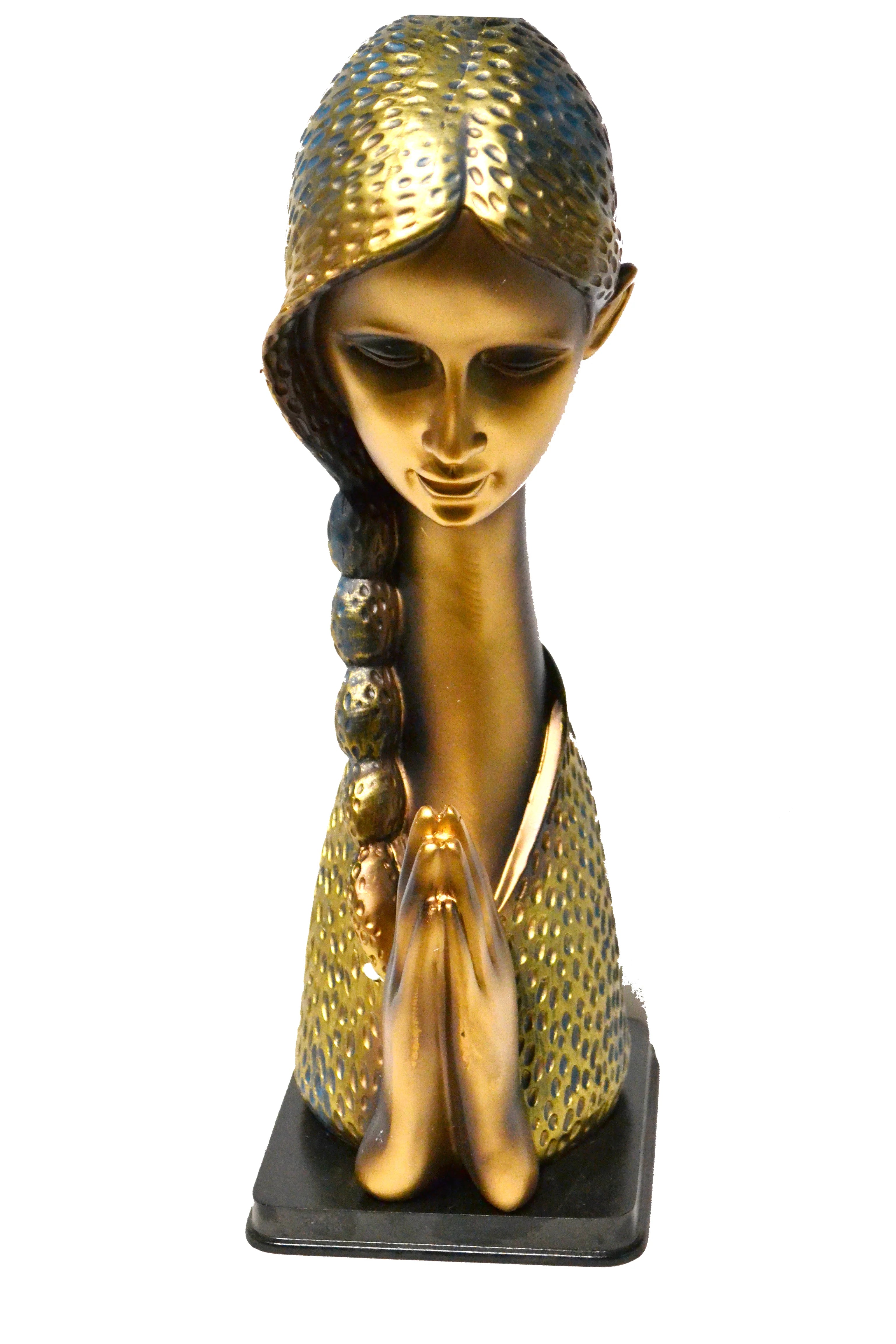 Innovative Decorative Resin Prayer Statue / Ruchi
