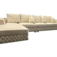 Modern Genuine Leather Chesterfield Style Sofa / Ruchi