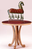 Hand Painted Decorative Metal Statue / Ruchi