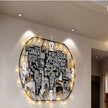 Elegant 3D World Map Clock / Ruchi