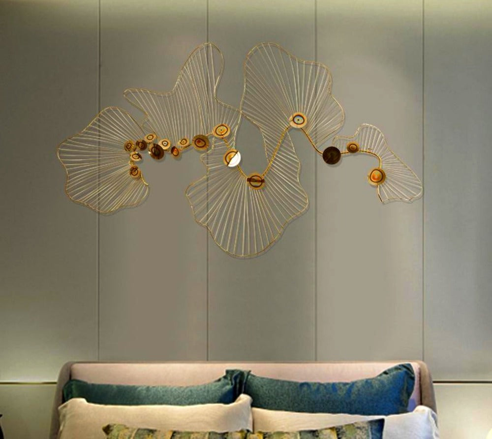 Abstract Mountain Shadow Style Metal Wall Décor / Ruchi