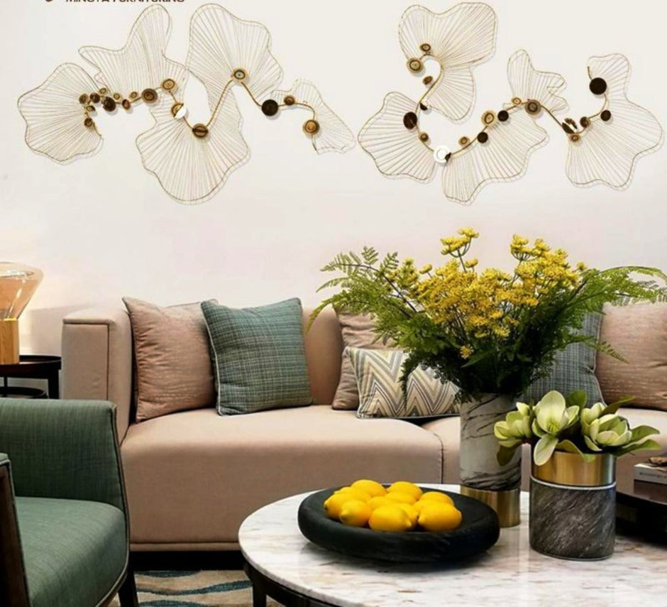 Metal Modern Wall Decor For Bedroom / Ruchi