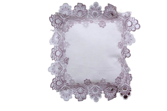 Splendid Velvet Lace Work Cushion Cover In Set Of 5 / Ruchi