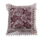 Graceful 15 x 15 Inches Floral Lace Embroidered Cushion Cover / Ruchi