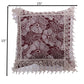 Graceful 15 x 15 Inches Floral Lace Embroidered Cushion Cover / Ruchi
