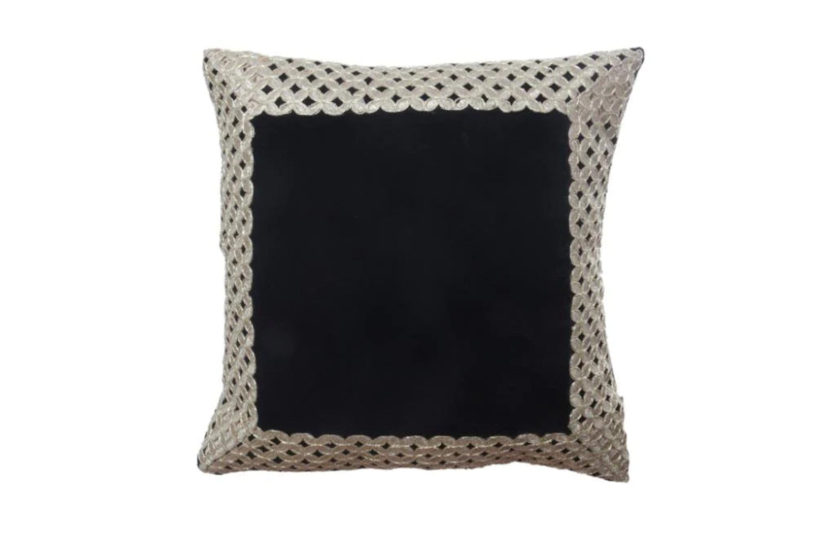 Black Velvet Cushion Cover Set / Ruchi