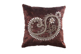 Artful Embroidered Velvet Cushion Covers / Ruchi