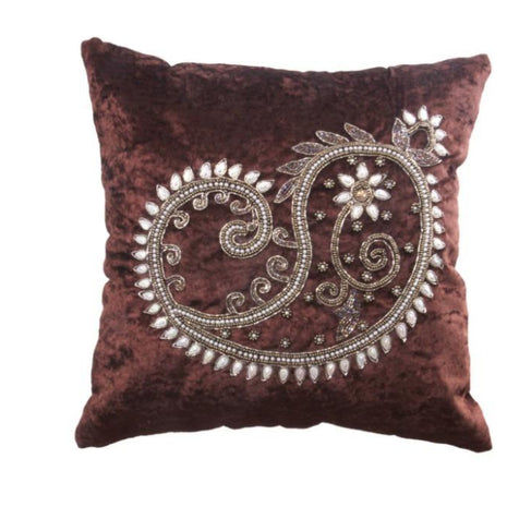 Artful Embroidered Velvet Cushion Covers / Ruchi