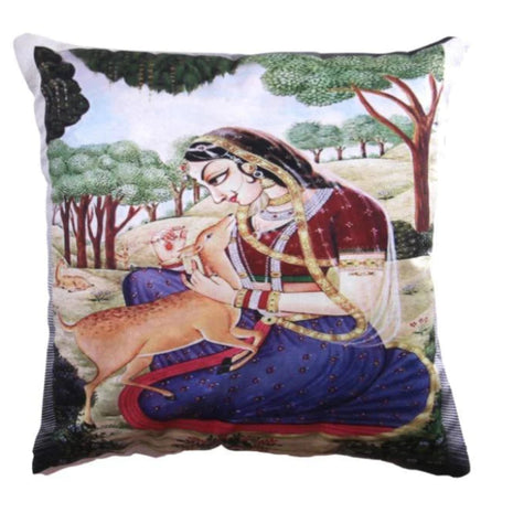 Traditionally Printed Cotton Cushion Cover Set / Ruchi