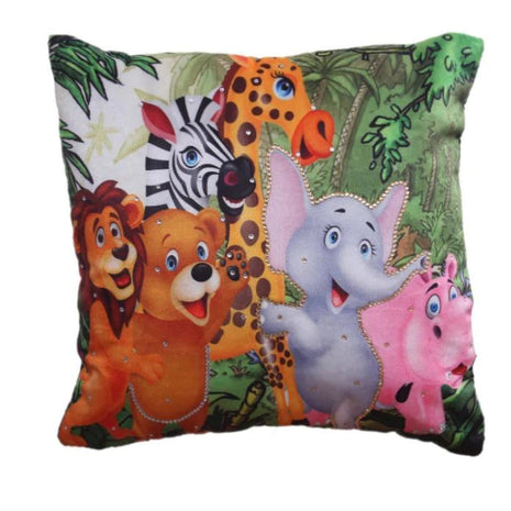 Jungle Print Cotton Cushion Covers / Ruchi