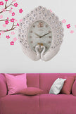 Exquisite Swan Design Glass Clock / Ruchi