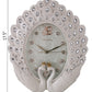 Exquisite Battery Operated Swan Designed Glass Wall Clock / Ruchi