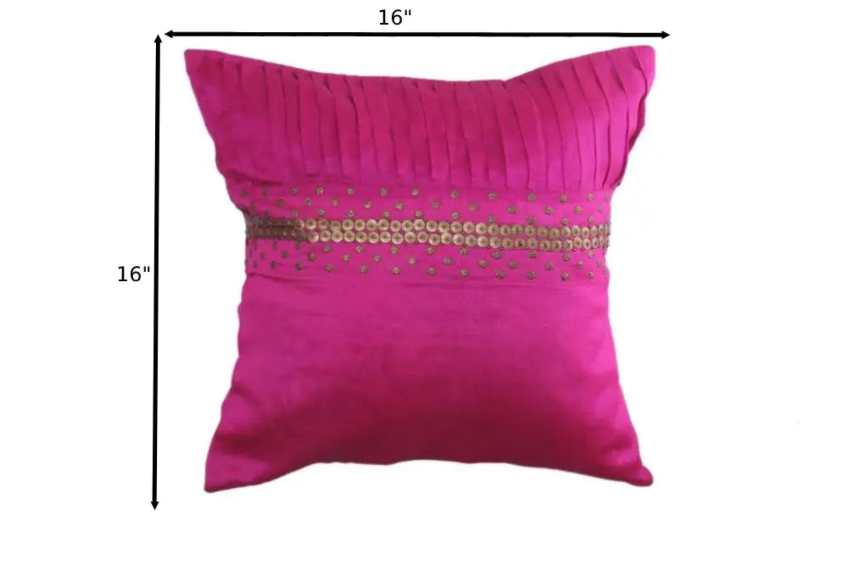 Pink Short Plush Cushion Covers / Ruchi