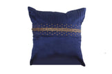Pleated Silk Stylish Cushion Cover / Ruchi