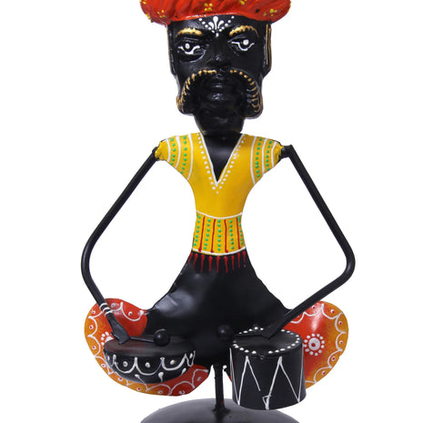 Aesthetically Handcrafted Metal Musician Doll / Ruchi