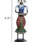 Dazzling 1 Pc Metal Musician Statute With Fine Artwork / Ruchi