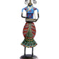 Dazzling 1 Pc Metal Musician Statute With Fine Artwork / Ruchi