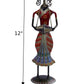 1 Pc Charming Vintage Style Metal Musician Doll Showpiece / Ruchi