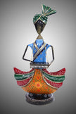 Decorative Multicolor Metal Musician Statue / Ruchi