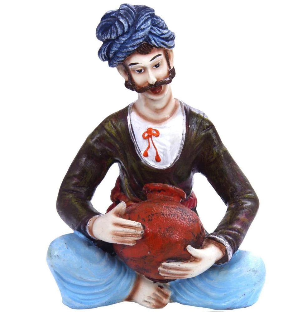 Royal Ceremonial Polyresin Statue Set / Ruchi