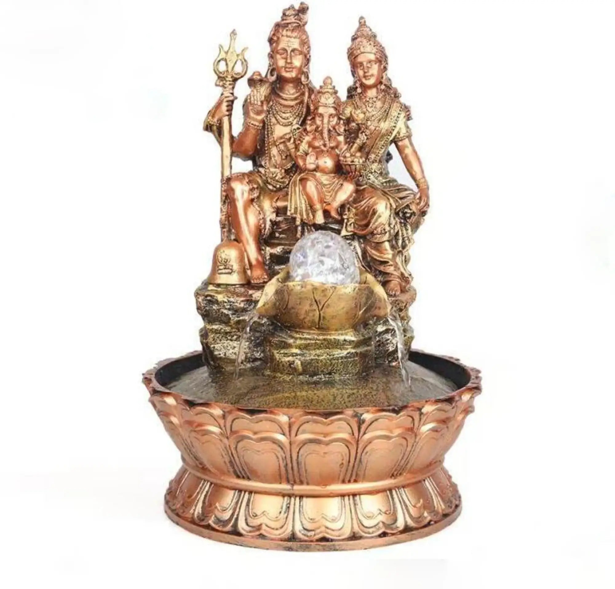 Resin Fountain with Statue Decor / Ruchi
