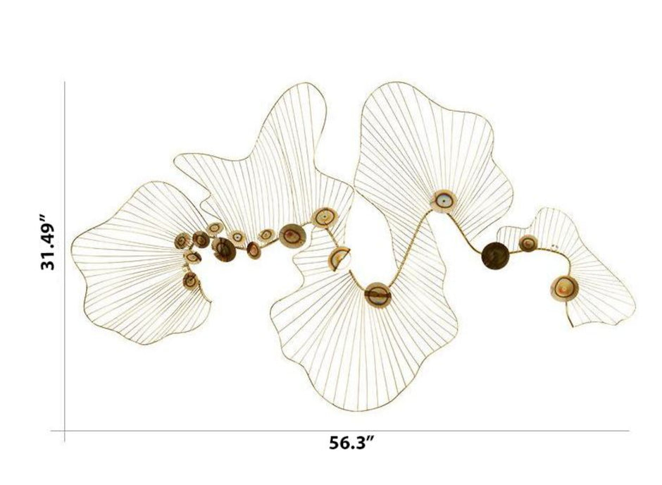 Metal Modern Wall Decor For Bedroom / Ruchi