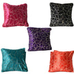 Multicolored Velvet Foil Printed Cushion Covers / Ruchi