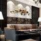 3D Metal Abstract Design Wavy Wall Hanging For Wall Décor / Ruchi