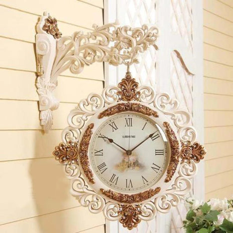 Royal Ivory Double-Sided Clock / Ruchi