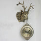 Sophisticated Retro Style Dual Sided Swing Wall Clock / Ruchi