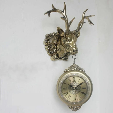 Retro Dual-Sided Swing Clock / Ruchi