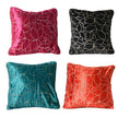 Multicolored Velvet Foil Printed Cushion Covers / Ruchi