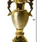 Vintage Golden Coated Welded Textured Flower Vase / Ruchi