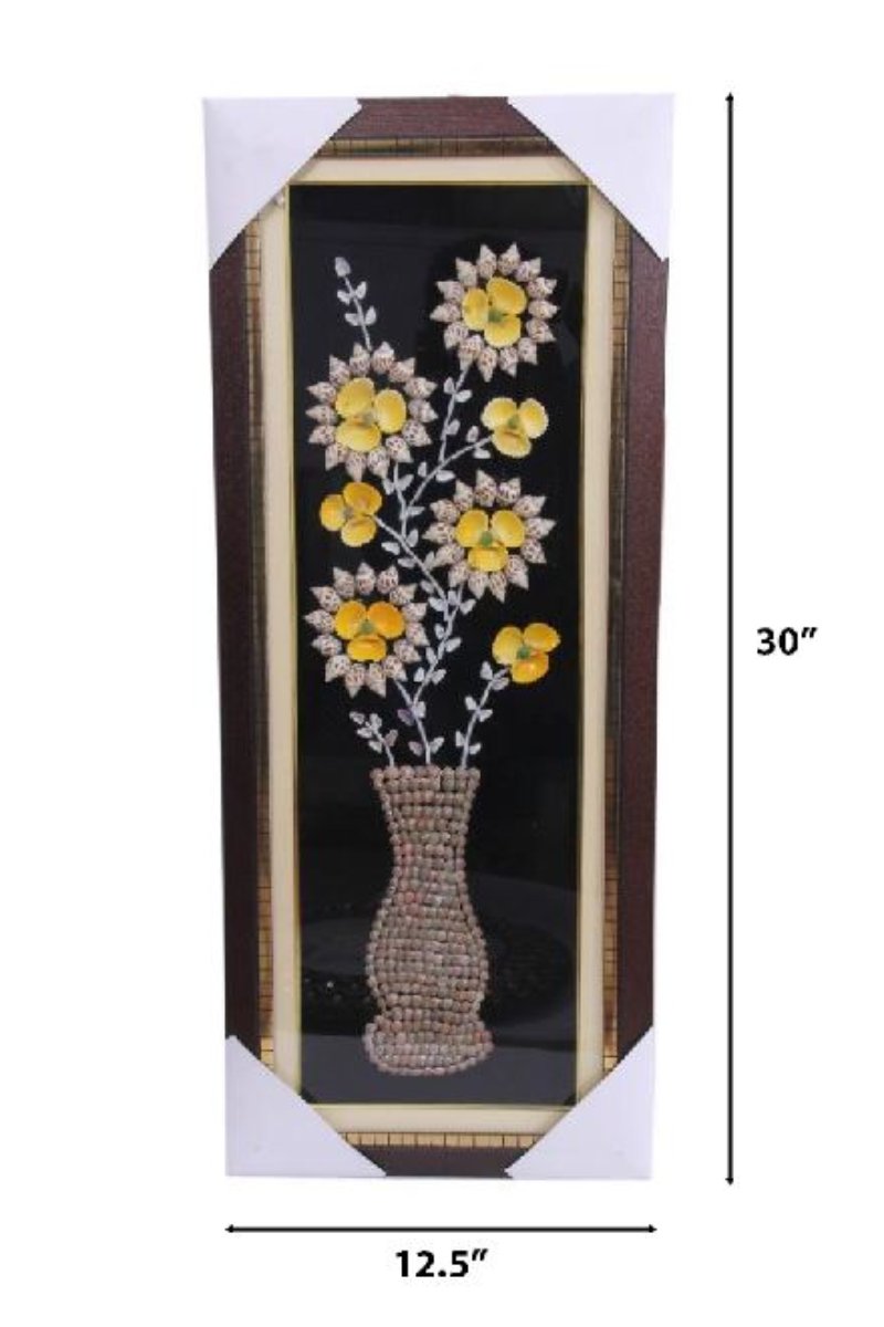 Rectangular Wall Frame With Natural Theme: Elegant Piece - RuchiCollection