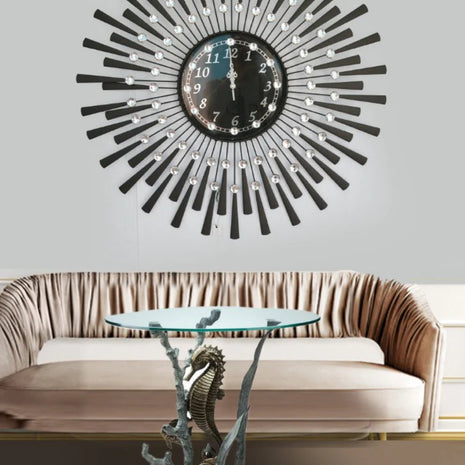 Alluring Shiny Metal Wall Clock / Ruchi