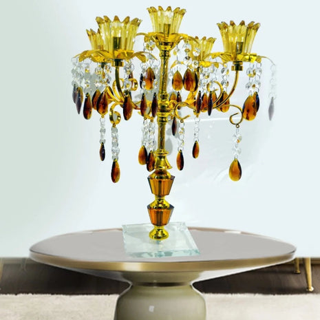 Decorative Vintage Glass Candle Holder / Ruchi