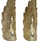 Exquisite Premium 2 Piece Metal Figurine For Home Décor / Ruchi