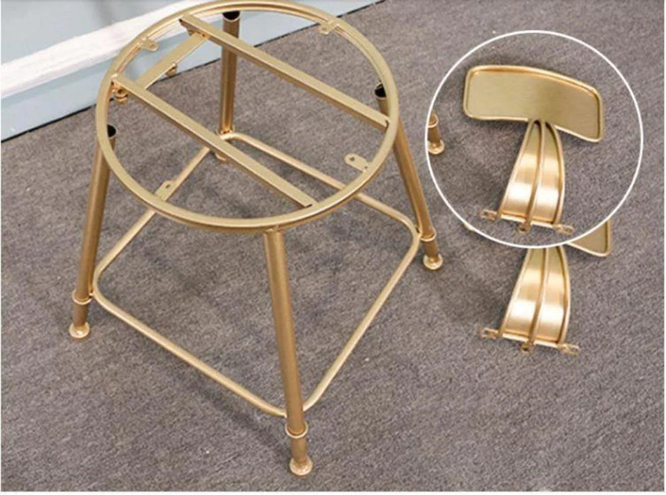Fabric Bar Stools Set of 4 / Ruchi