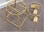 Fabric Bar Stools Set of 4 / Ruchi