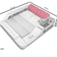 Queen Modish Minimal Fabric Smart Bed / Ruchi