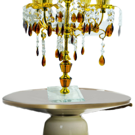 Decorative Vintage Glass Candle Holder / Ruchi