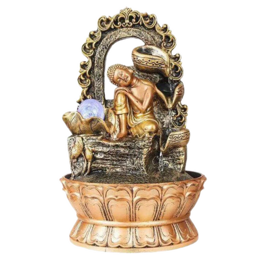 Appealing 1 Pc Resin Statue Water Fountain / Ruchi