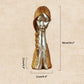 Astonishing Vintage Resin Praying Girl Statue For Decoration / Ruchi