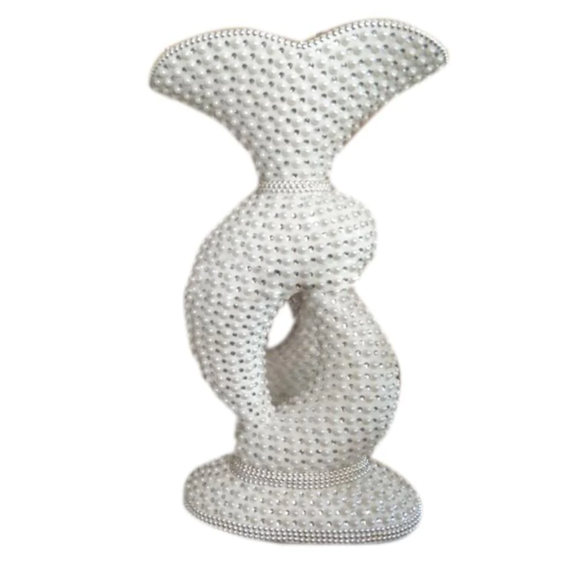 Sophisticated Sparkling 1 PC Fiberglass Tabletop Vase / Ruchi