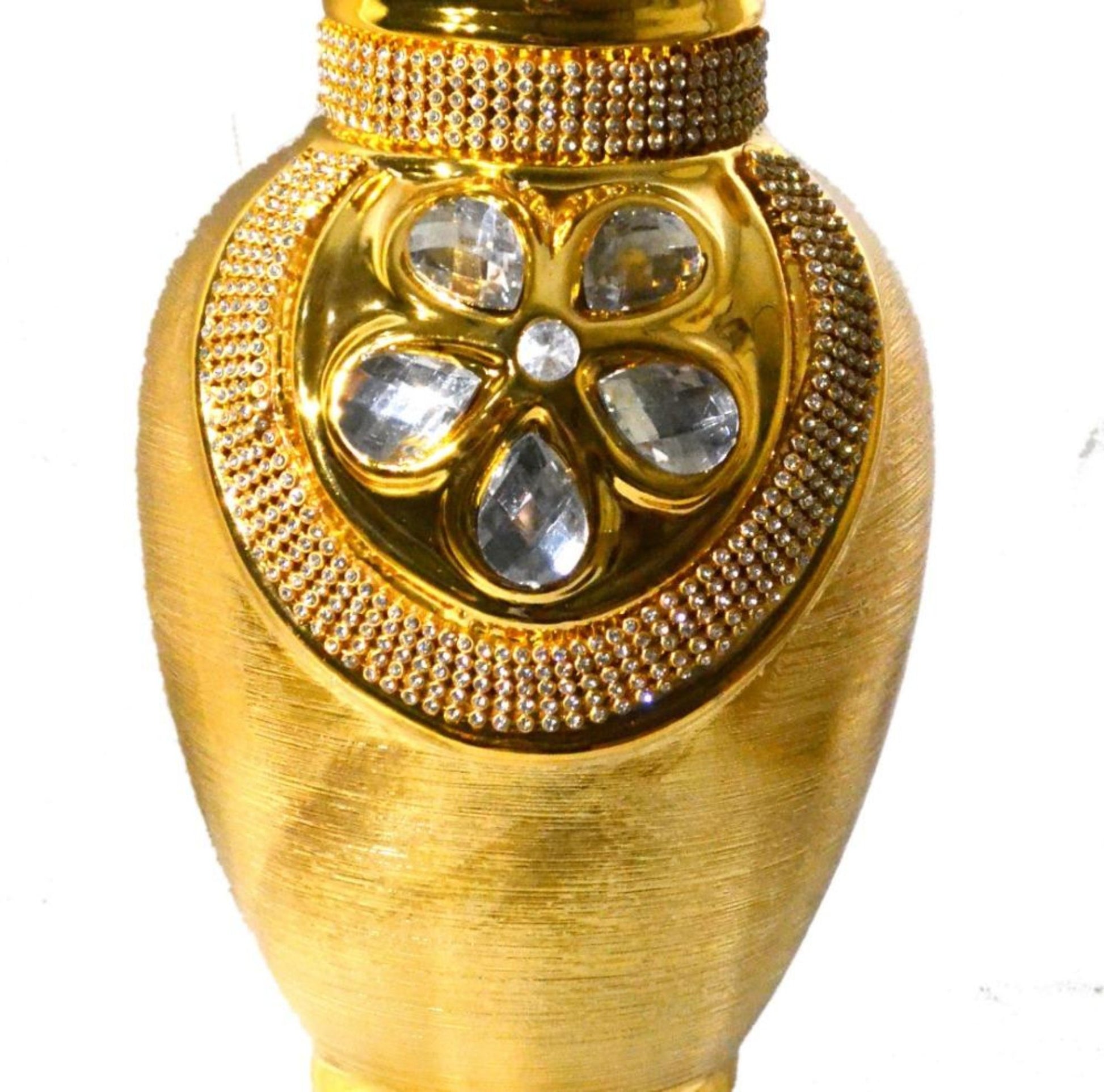 Exquisite Gold Ceramic Tabletop Vase / Ruchi