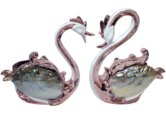 Spectacular 1 Pair Of Well Carved Decorative Show Piece / Ruchi