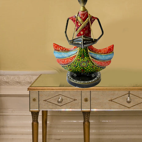 Vibrant Decorative Metal Statue / Ruchi
