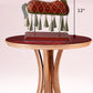 Hand painted Decorative Metal And Wood Crafted Bells With Statue / Ruchi