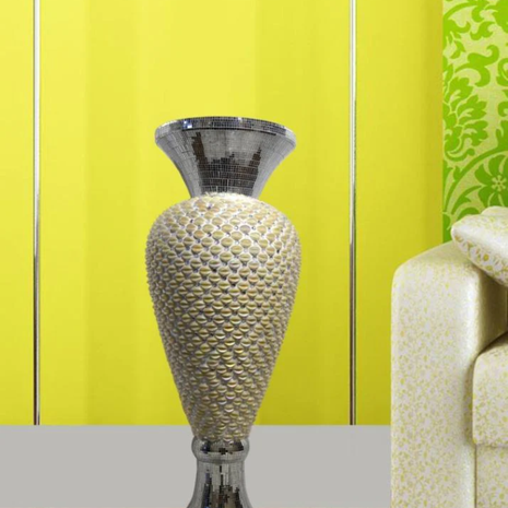 Elegant Textured Fiberglass Vase / Ruchi