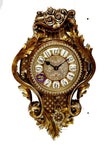 Impressive Gold European Metal Clock / Ruchi